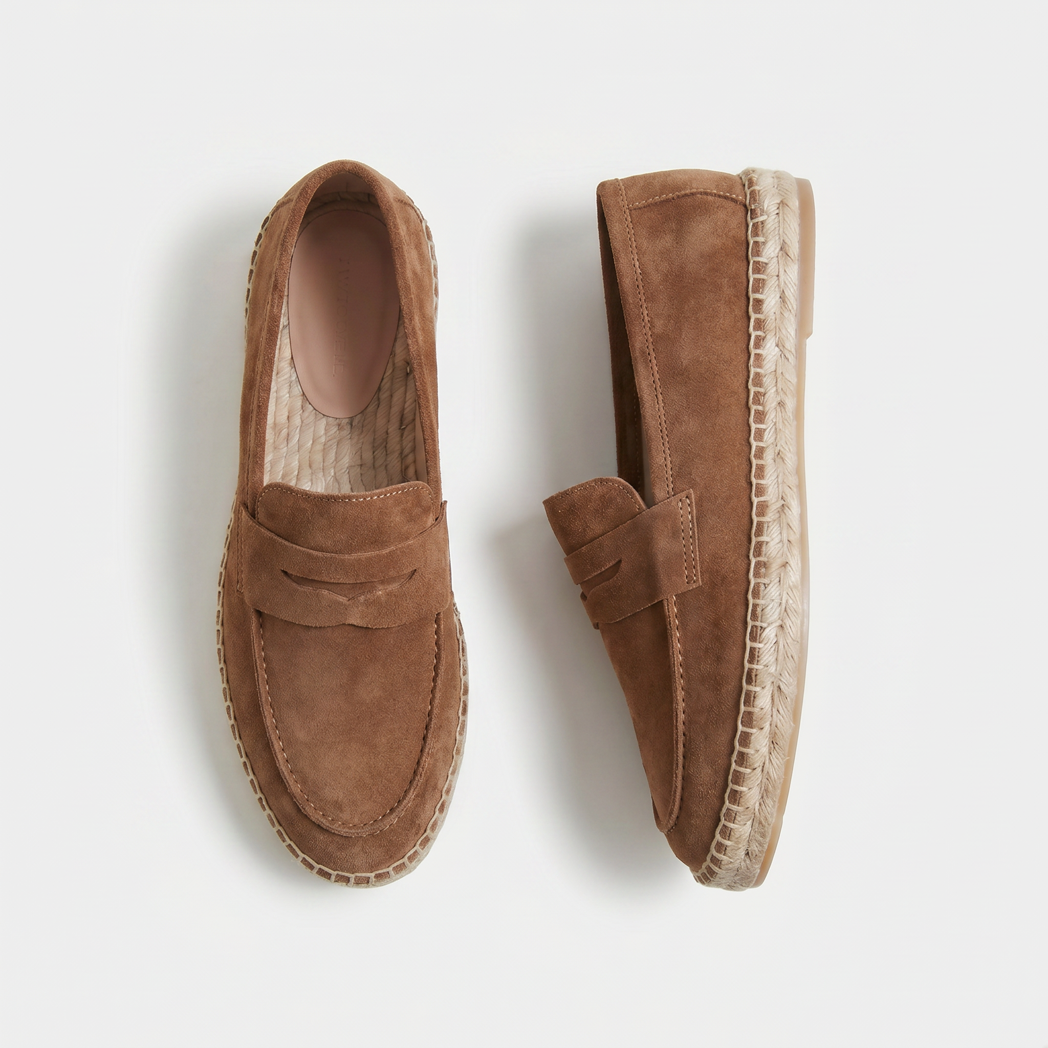Ravello Espadrille Loafer Suede Warm Tobacco