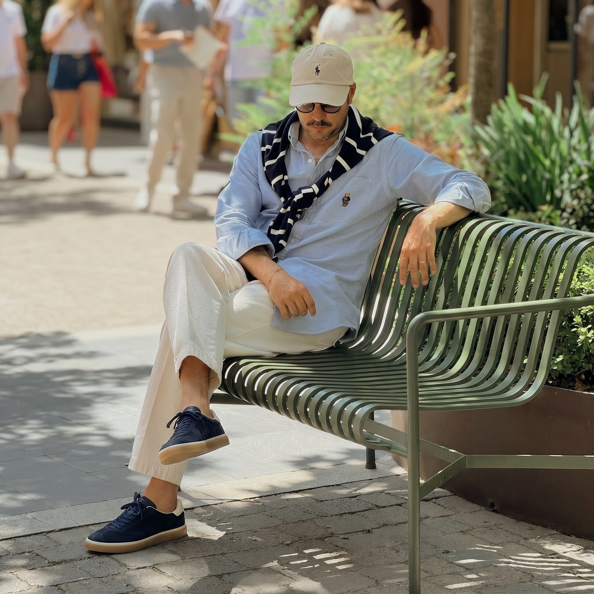 Riviera Court Sneaker Suede Navy