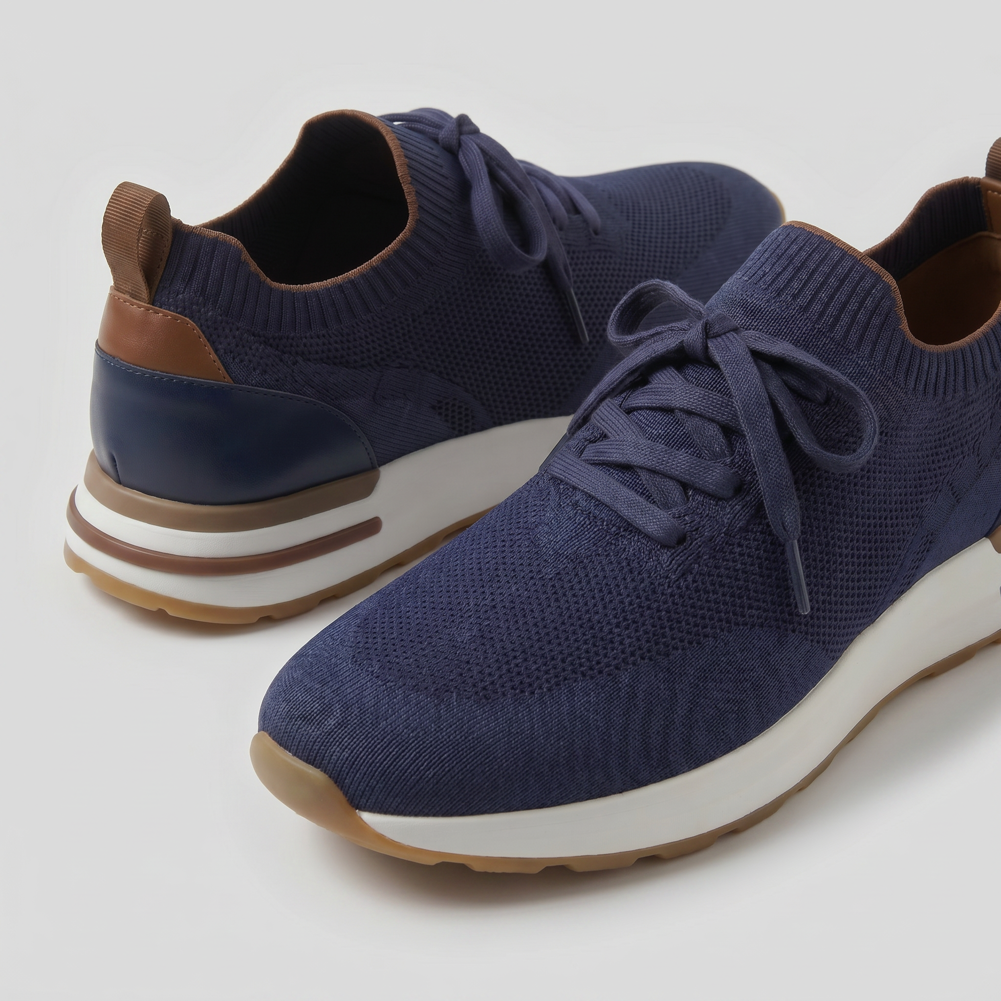 Siena Knit Sneaker Navy