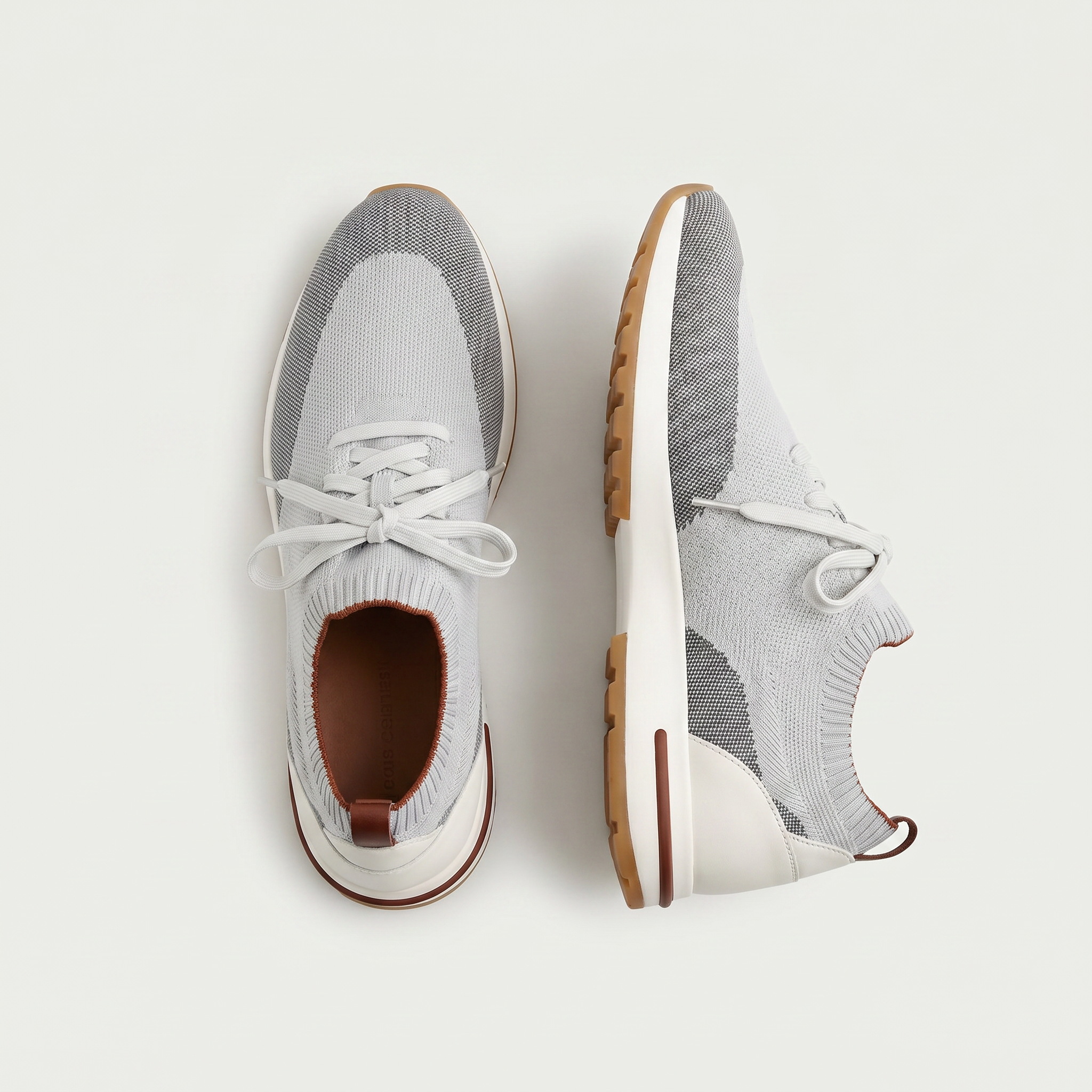 Siena Knit Sneaker Grey Melange