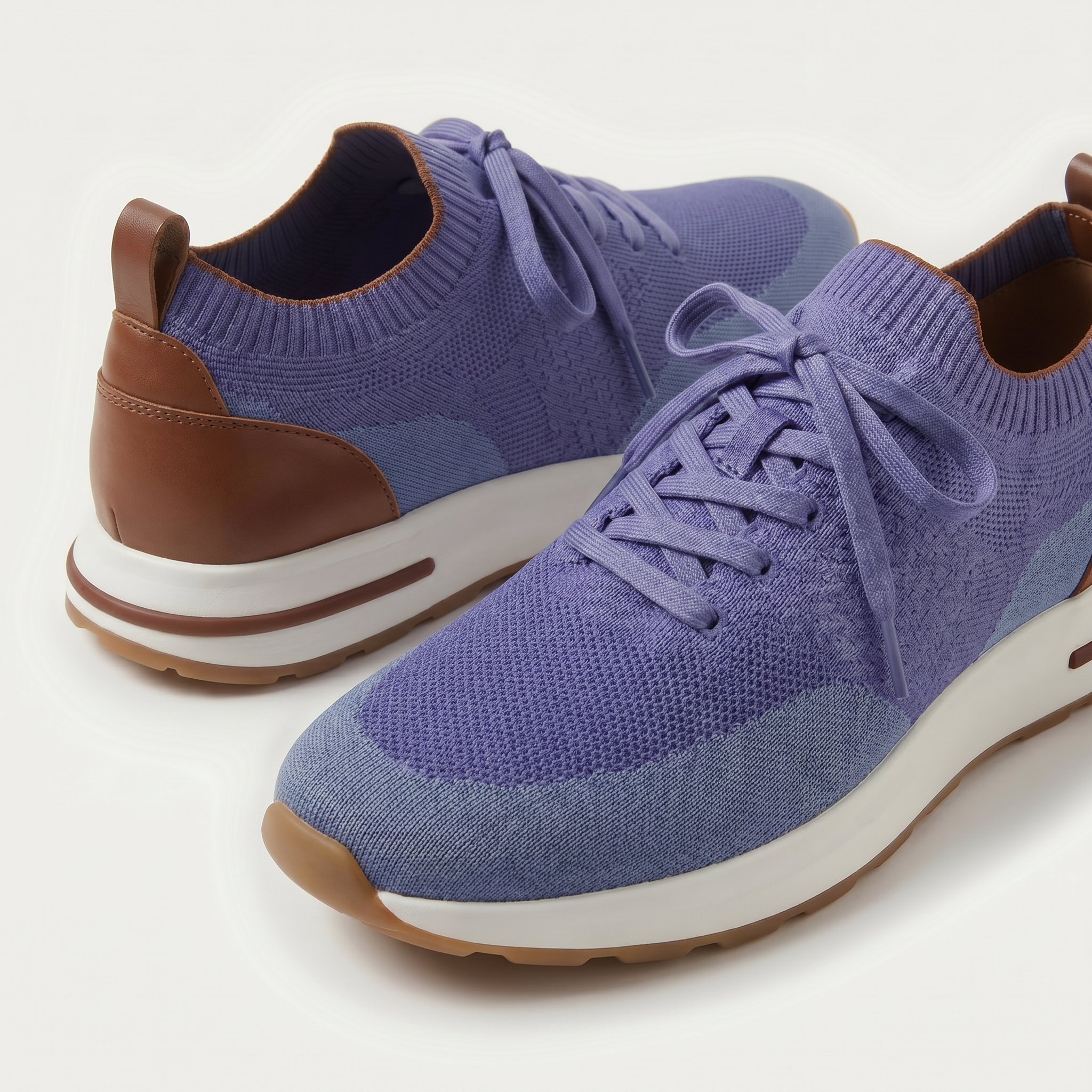 Siena Knit Sneaker Slate Blue