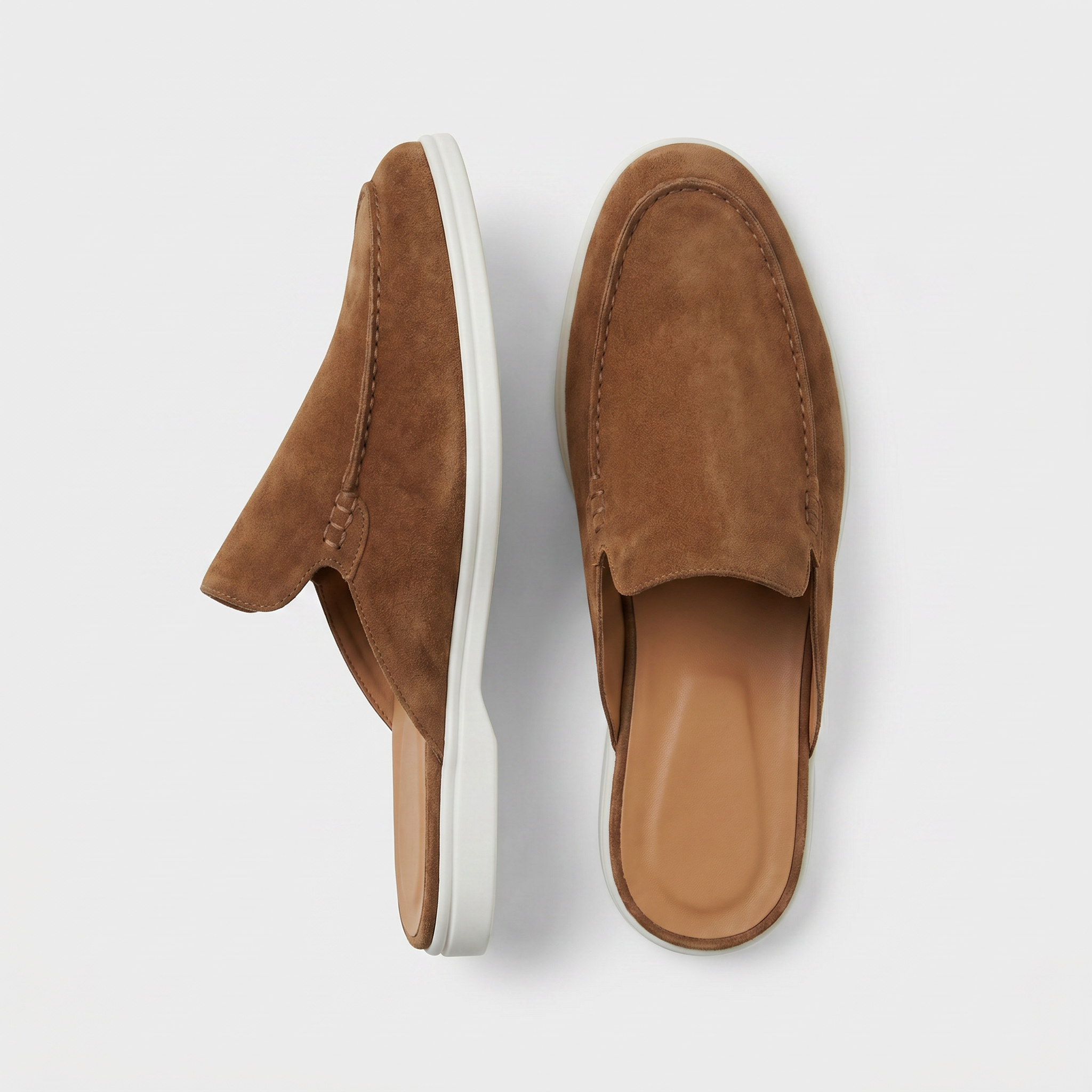Positano Suede Mule Tan