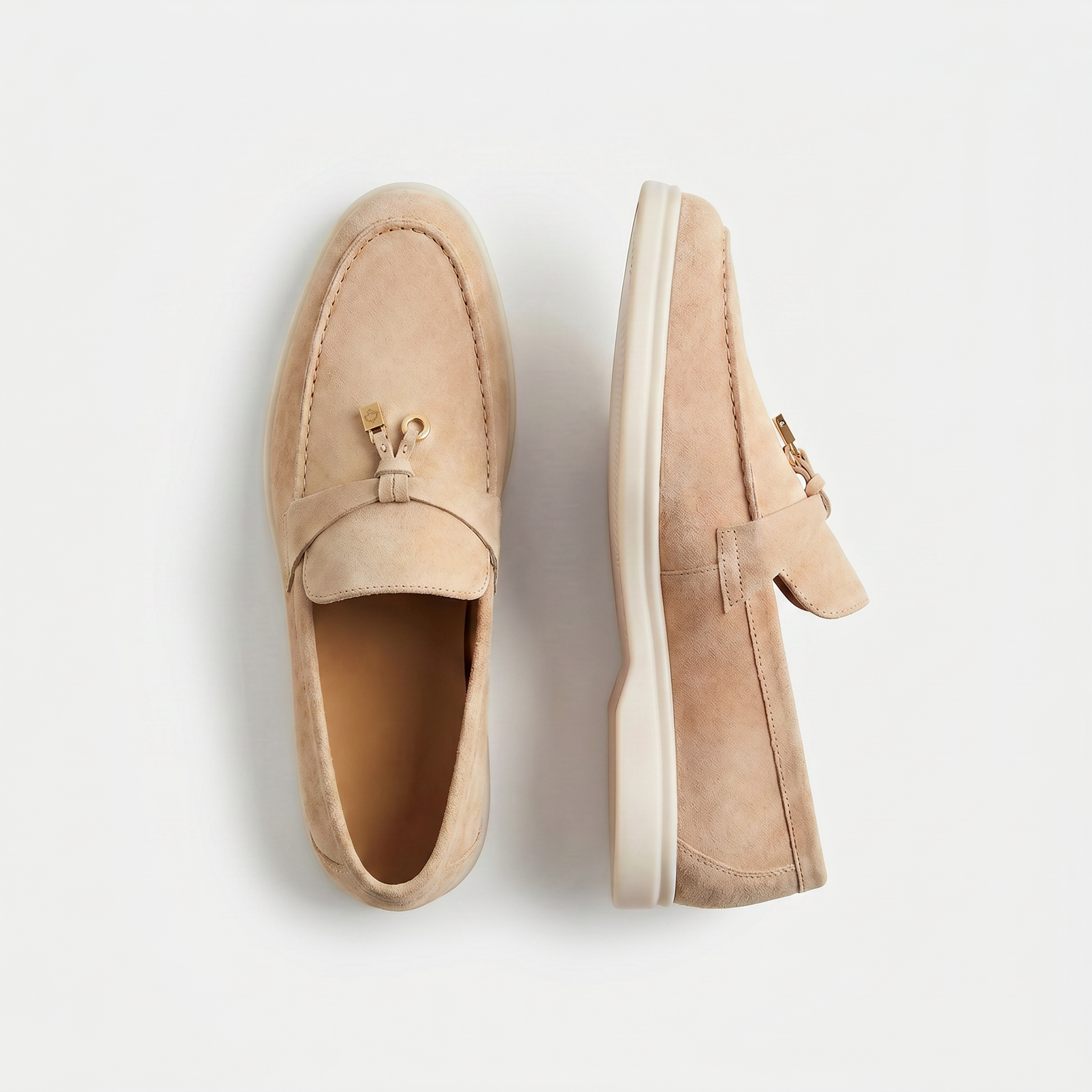 Como Suede Loafer Women Sand