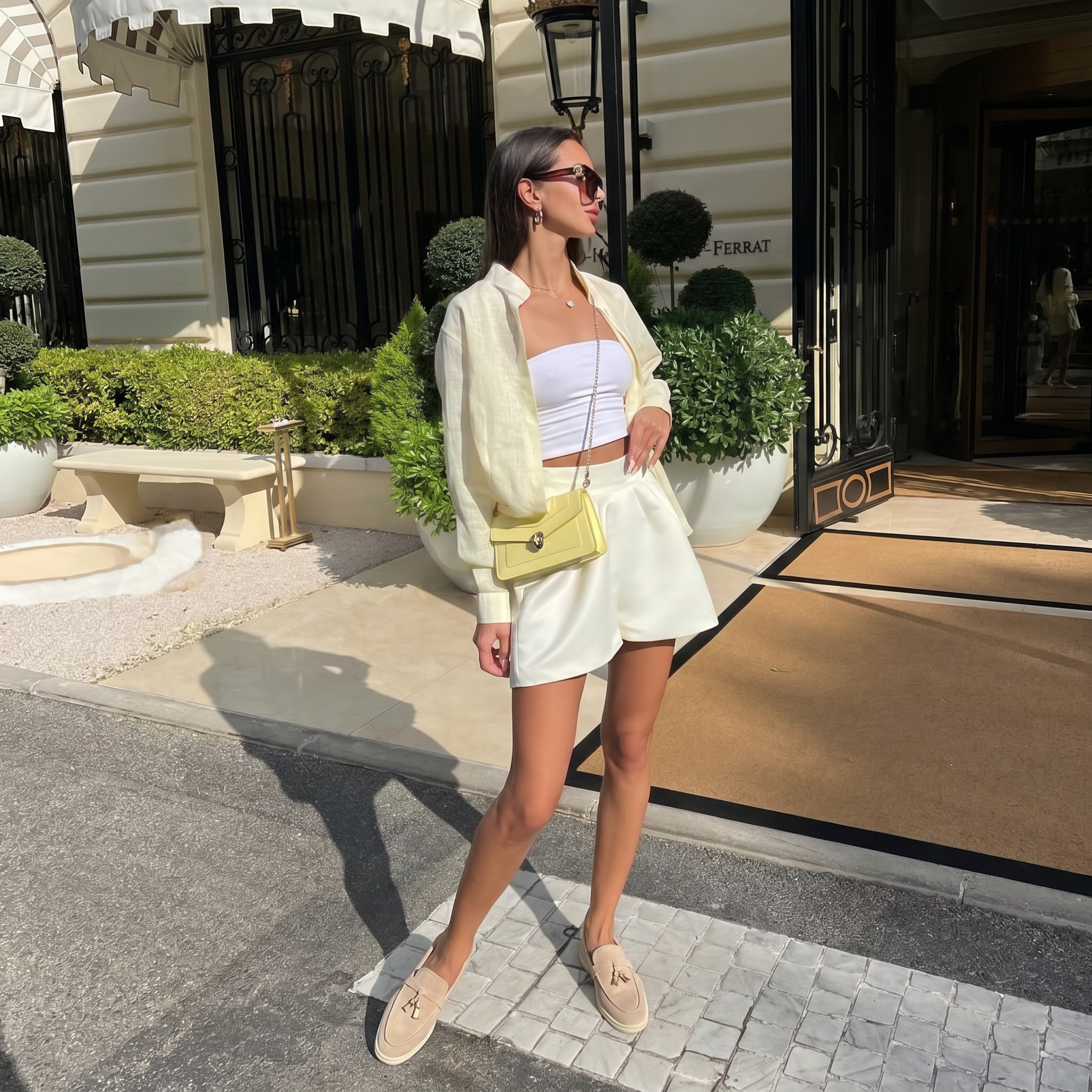 Como Suede Loafer Women Sand