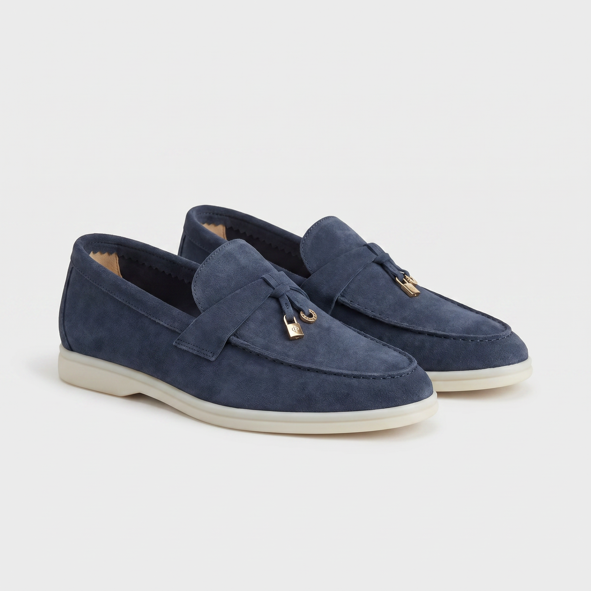 Como Suede Loafer Women Cobalt Blue