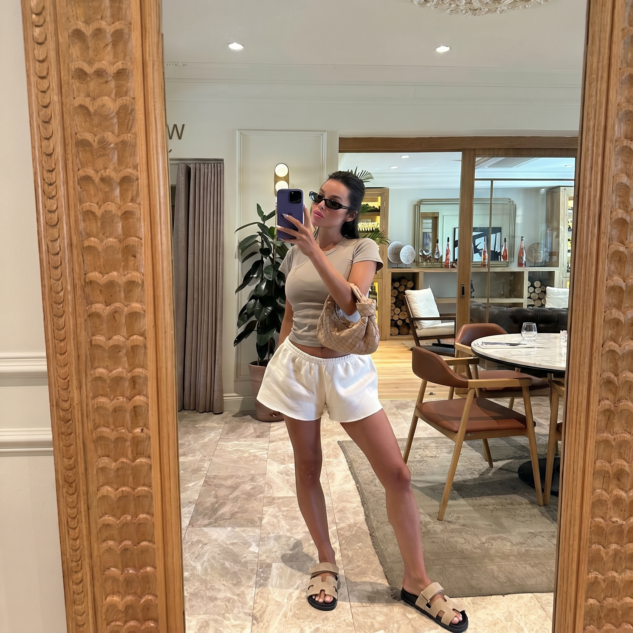 Cannes Suede Slide Women Sand