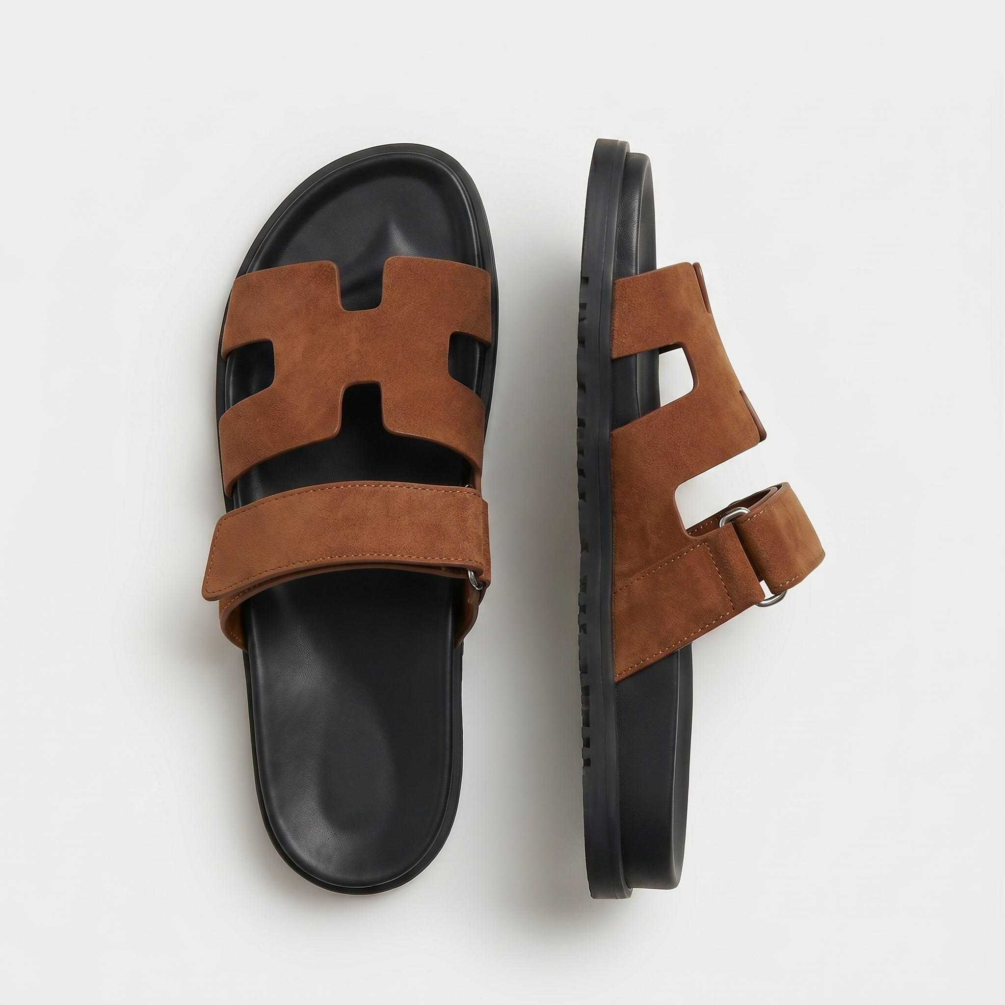 Cannes Suede Slide Women Cognac