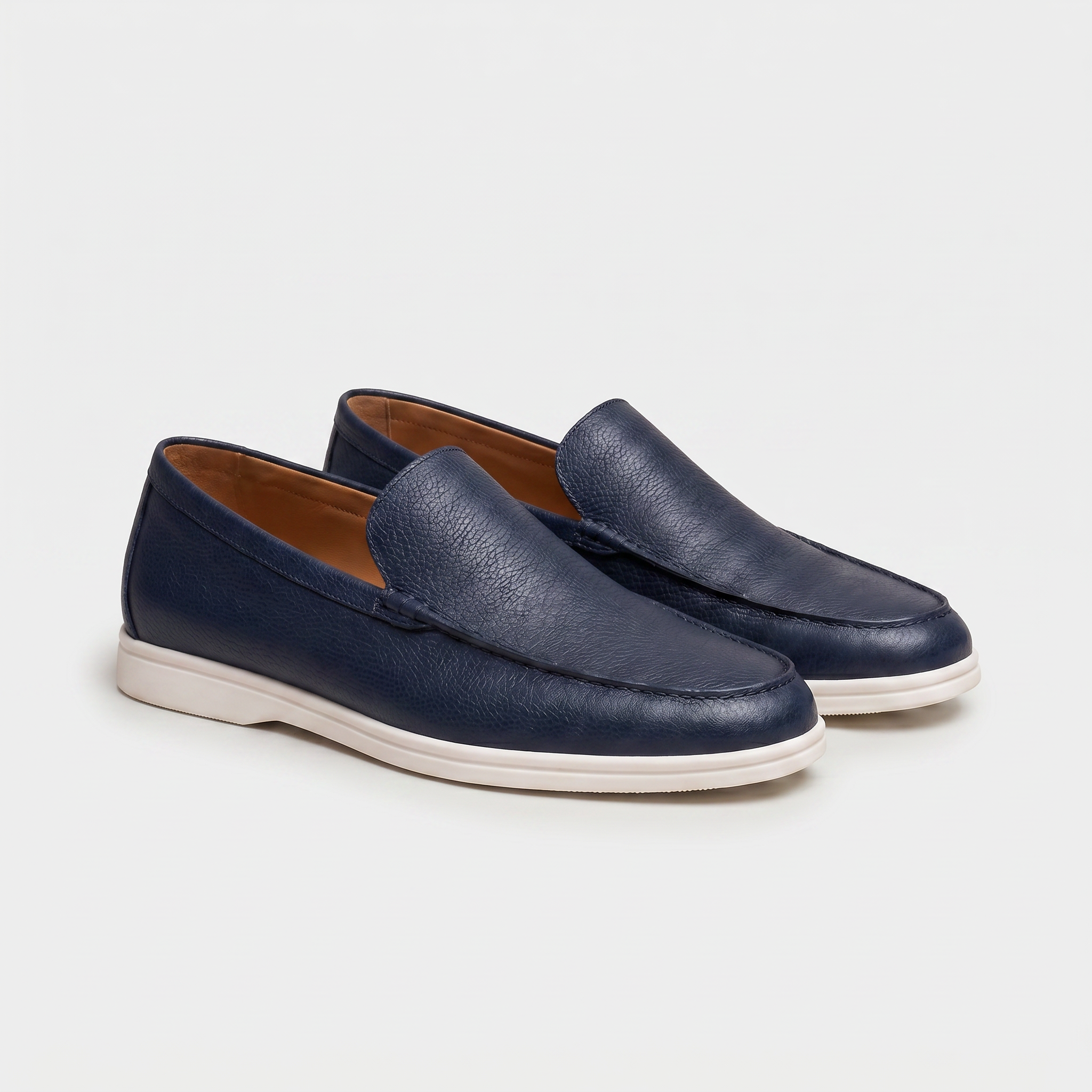 Portofino Leather Loafer Navy
