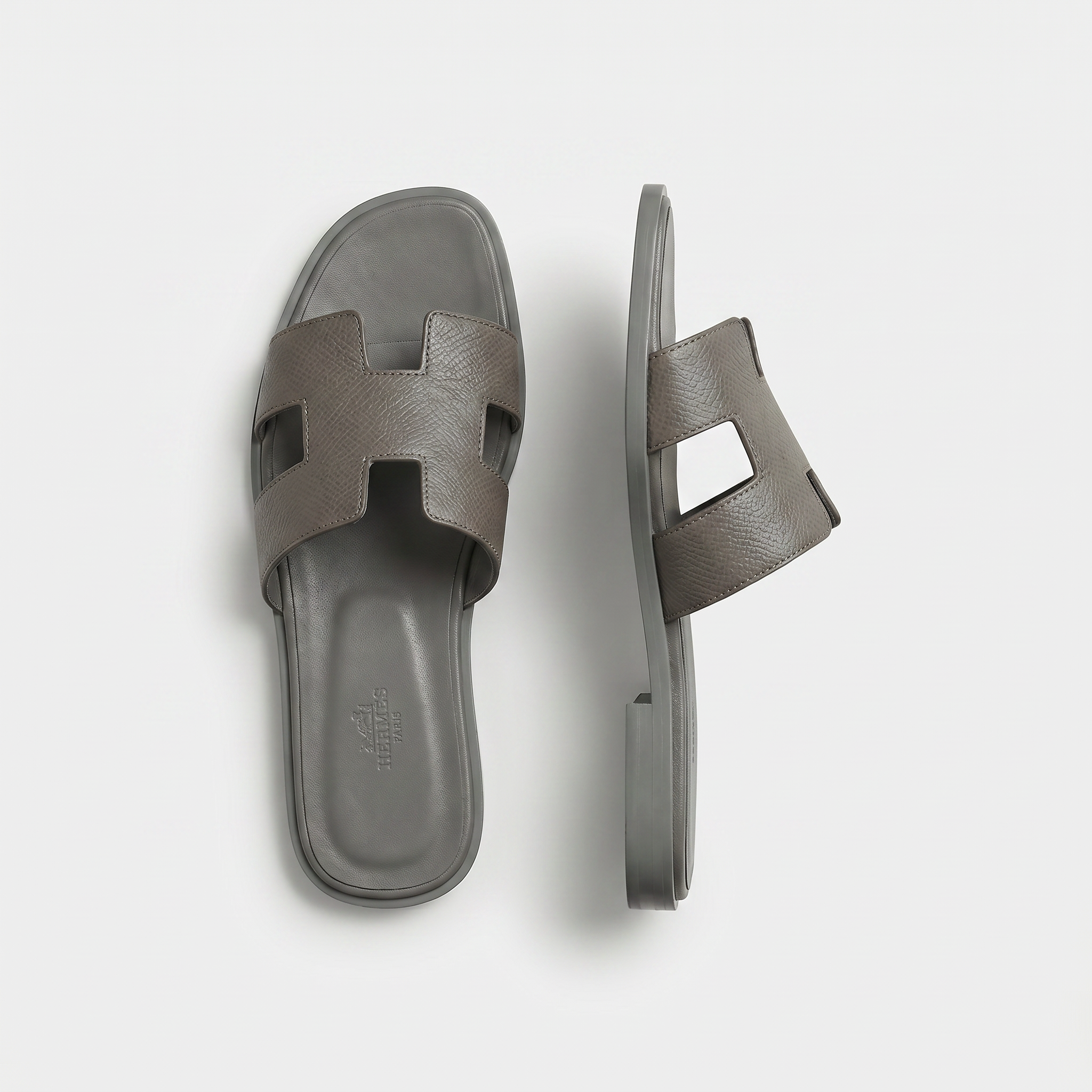 Riviera Flat Slide Women Grey