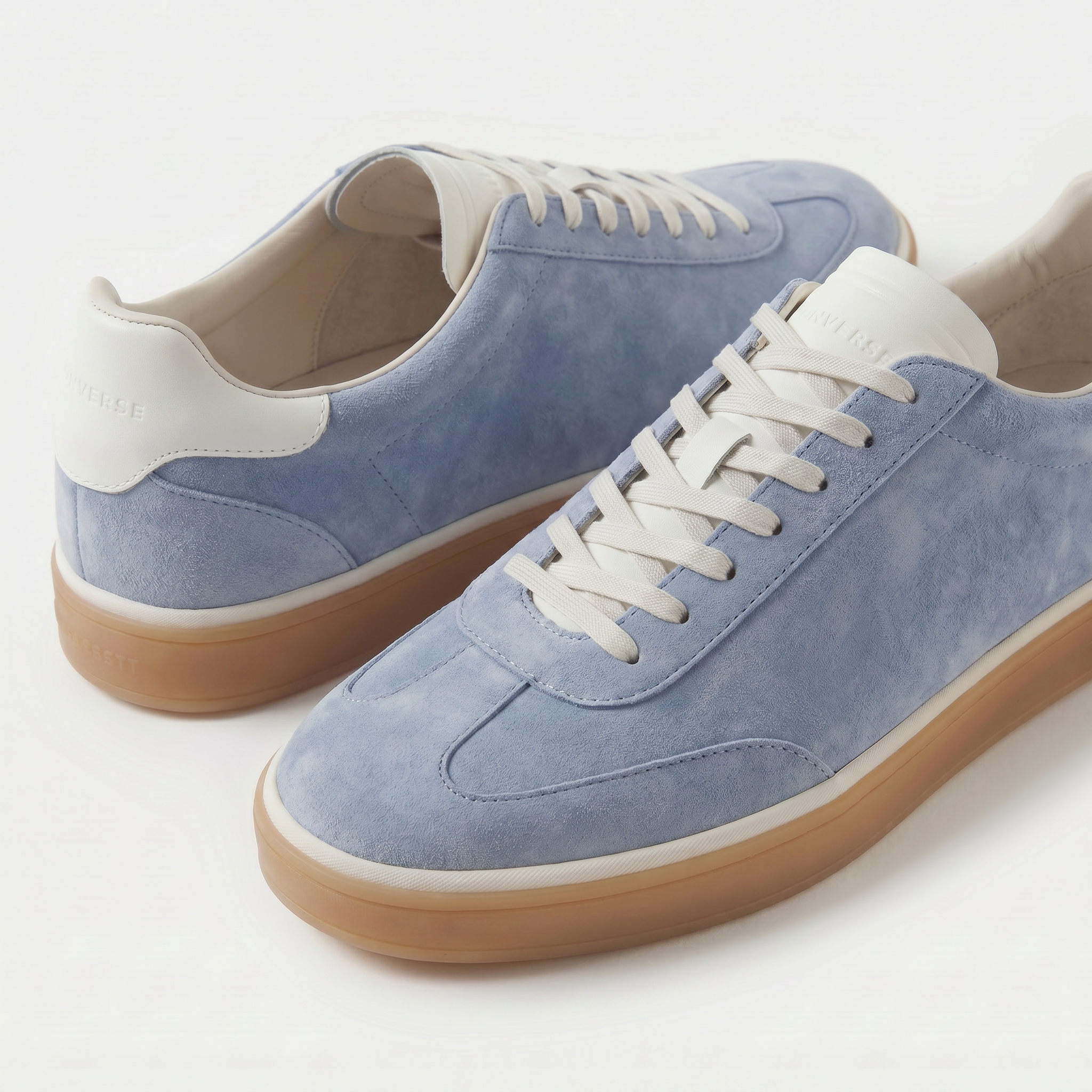 Riviera Court Sneaker Suede Sky Blue