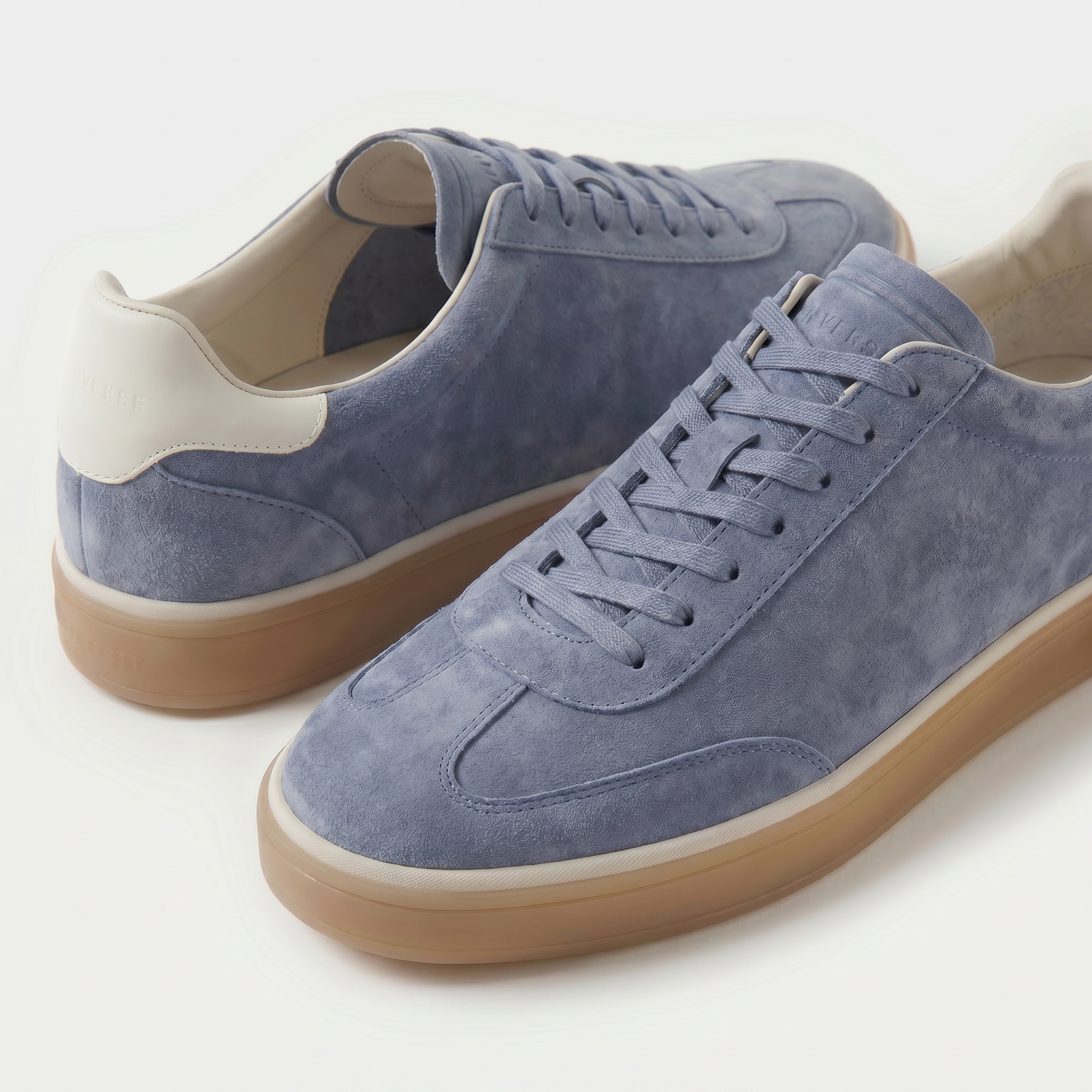 Riviera Court Sneaker Suede Dusty Blue