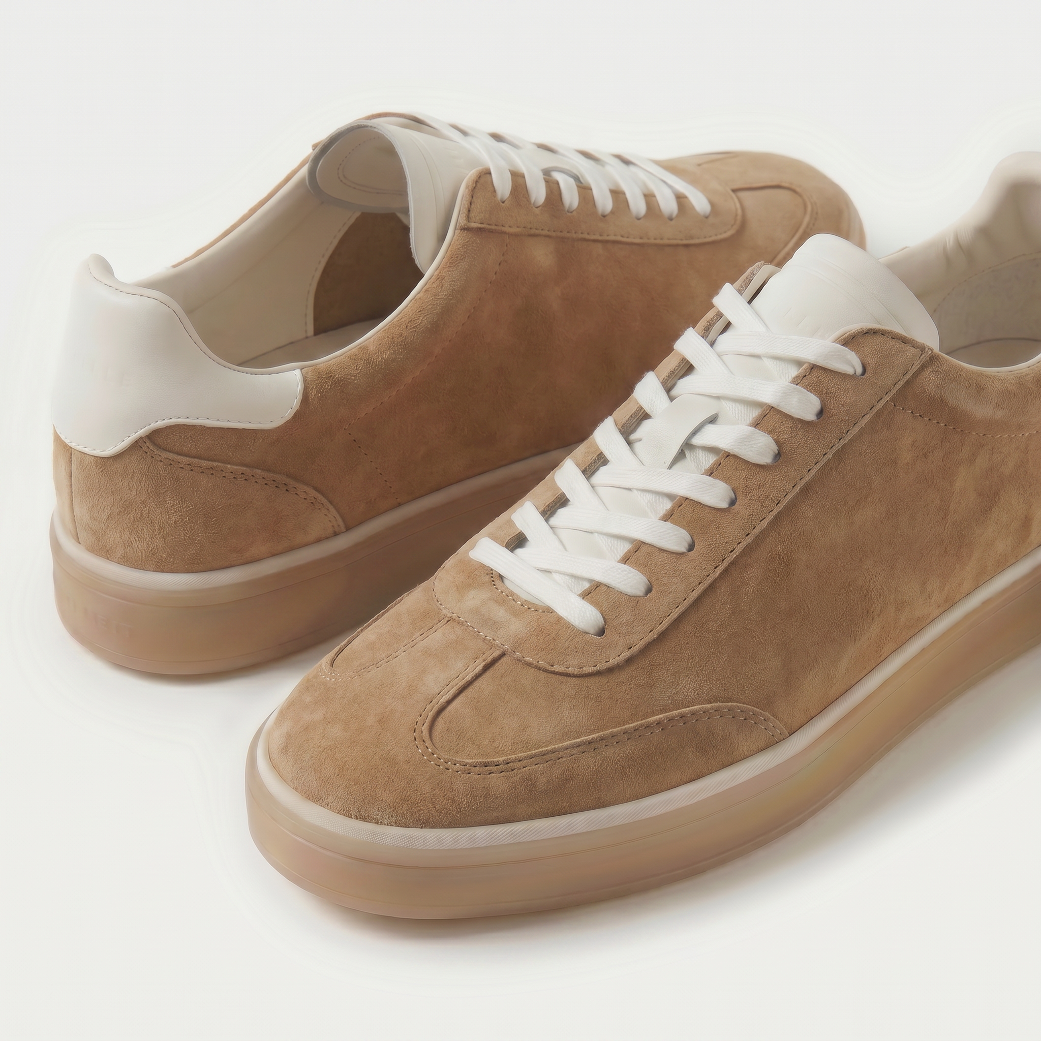 Riviera Court Sneaker Suede Camel Tan