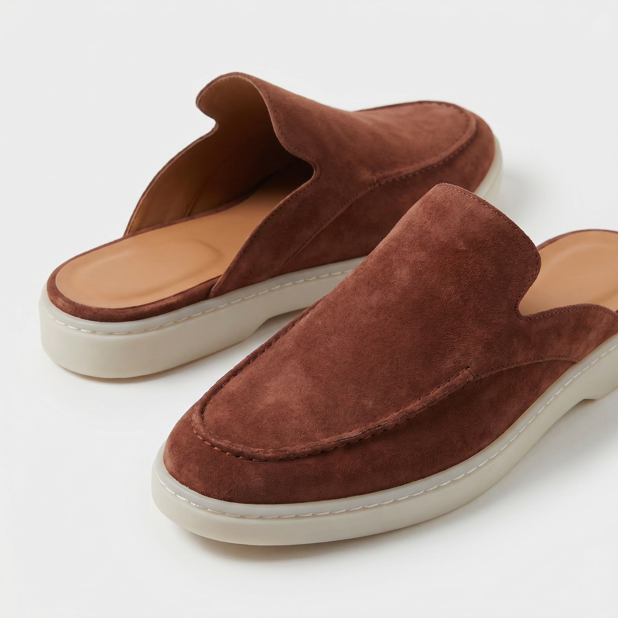 Positano Suede Pantolette II Rost