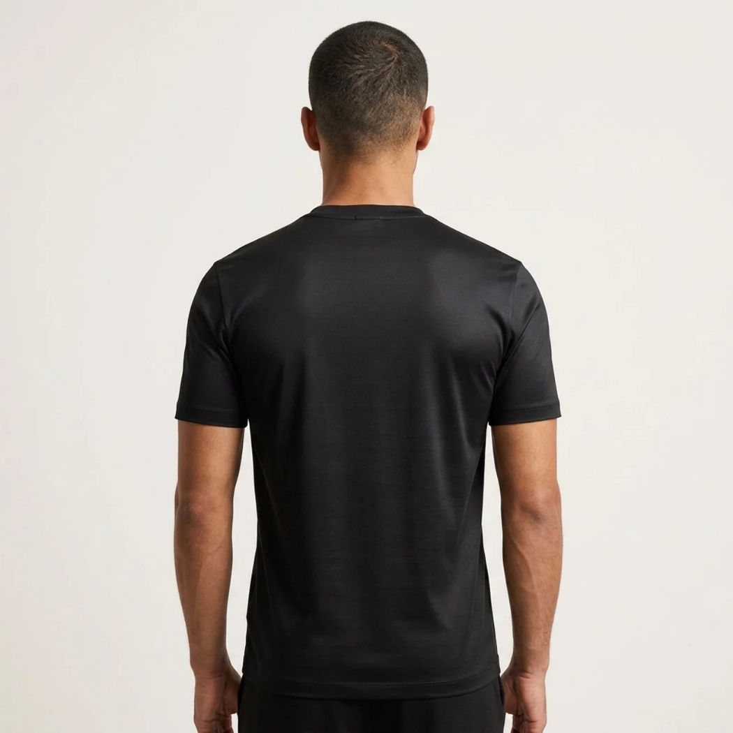 Verona Soft Lustre Tee Black