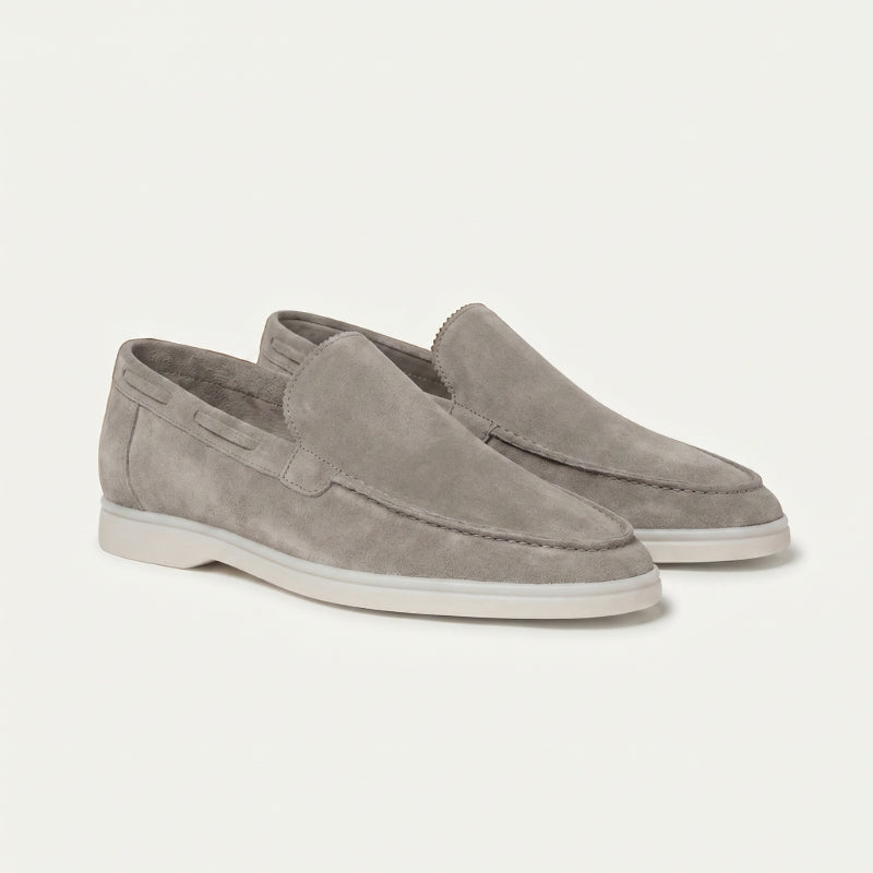 Milano Classic Loafer Suede Stone Grey
