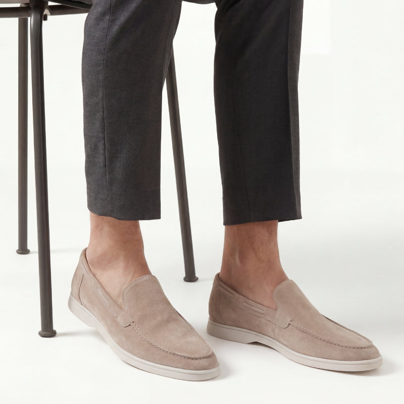 Milano Classic Loafer Suede Sand Beige