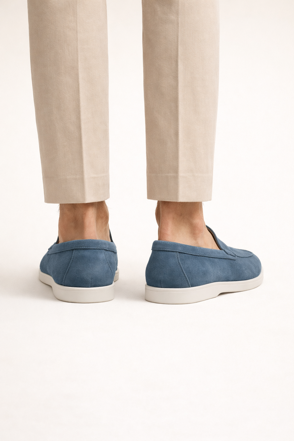 Milano Classic Loafer Suede Denim Blue