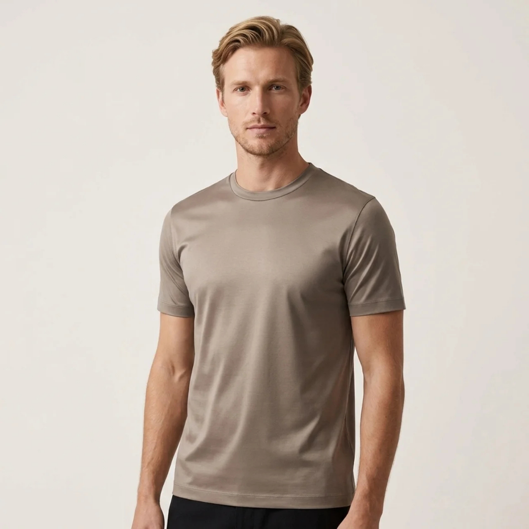 Verona Soft Lustre Tee Falcon