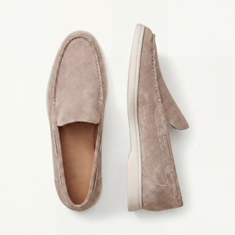 Milano Classic Loafer Suede Sand Beige