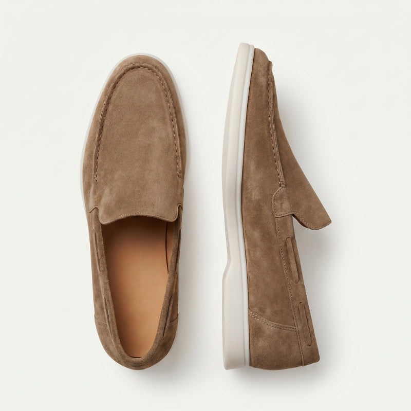 Milano Classic Loafer Suede Warm Camel
