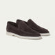 Milano Classic Loafer Suede Dark Espresso