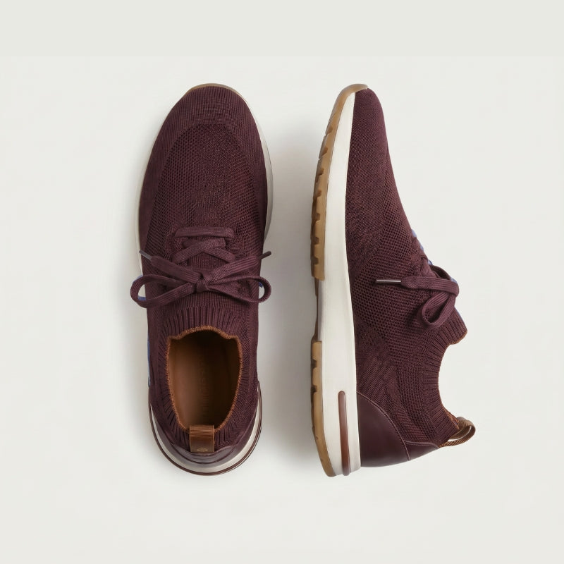 Siena Knit Sneaker Burgundy