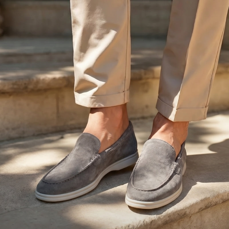 Milano Classic Loafer Suede Ash Grey