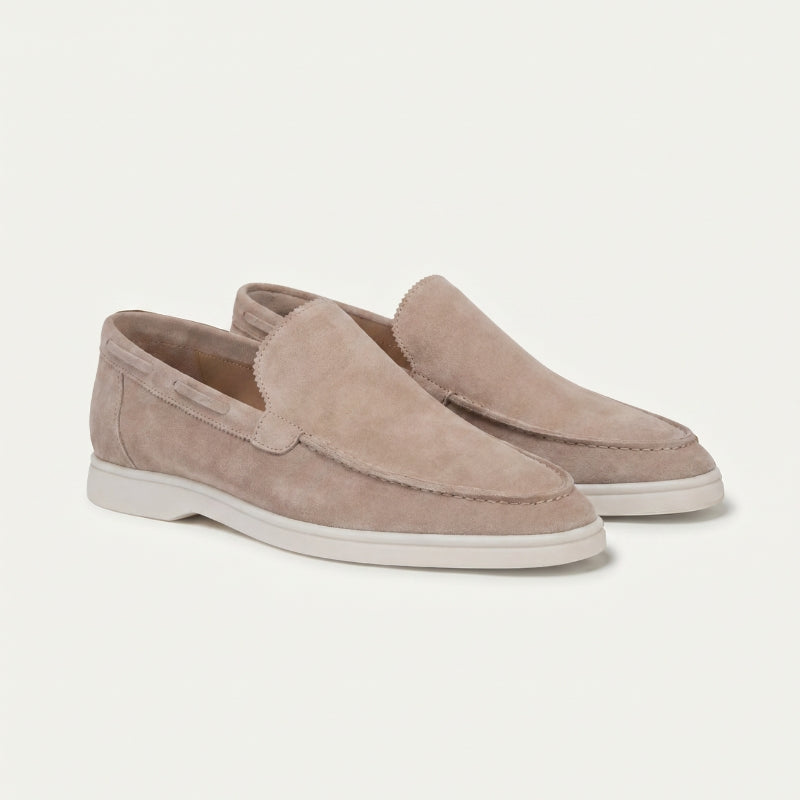 Milano Classic Loafer Suede Sand Beige