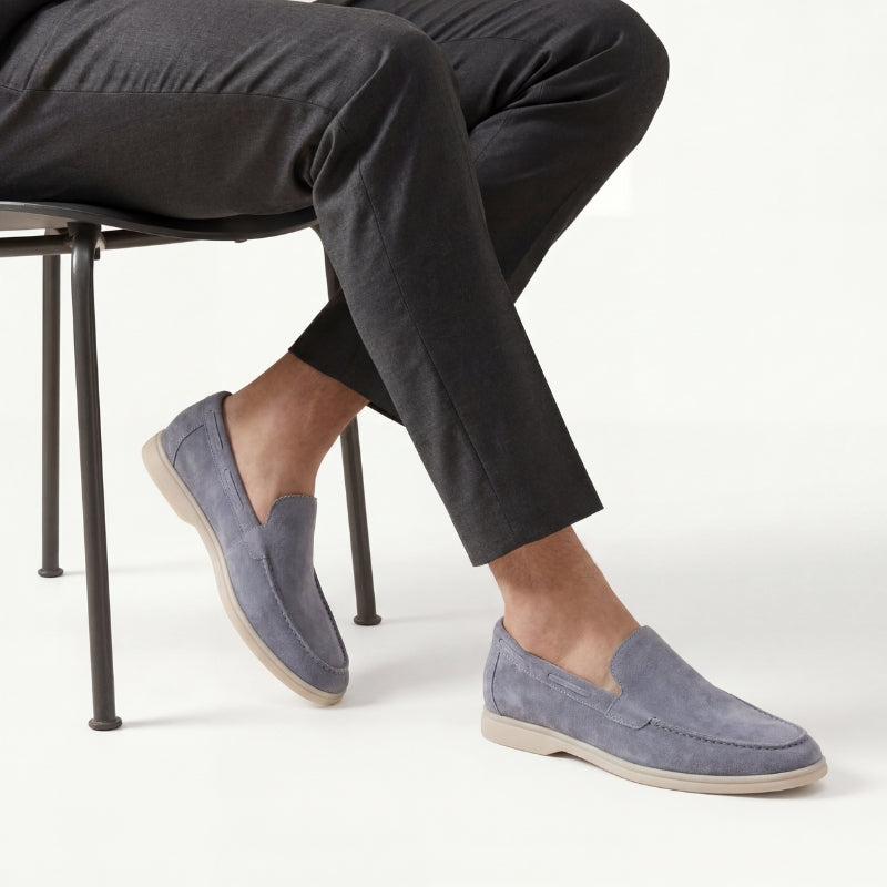 Milano Classic Loafer Wildleder Hellblau