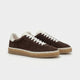 Sneakers Torino in pelle scamosciata color cioccolato