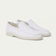 Milano Classic Loafer Suede Chalk White