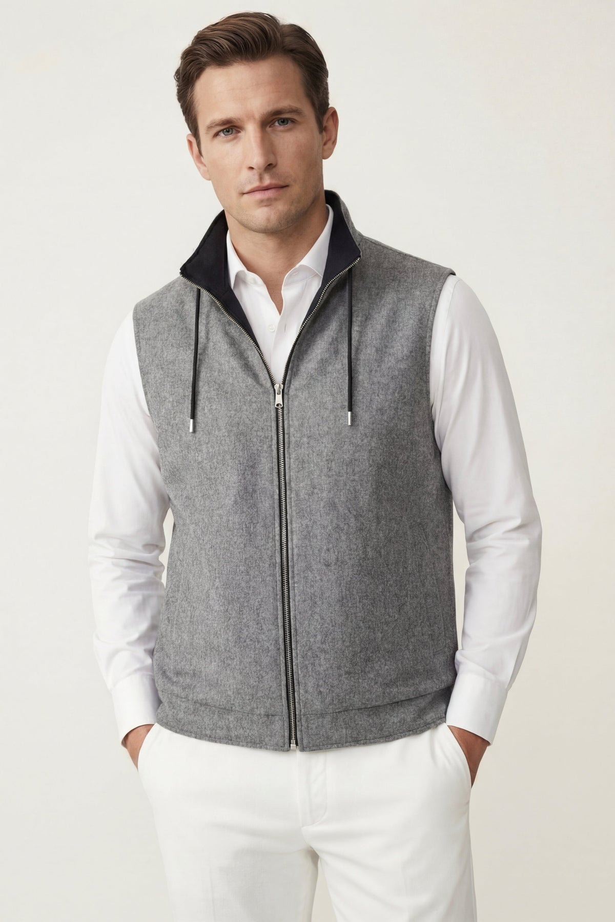 Merano Reversible Vest Black