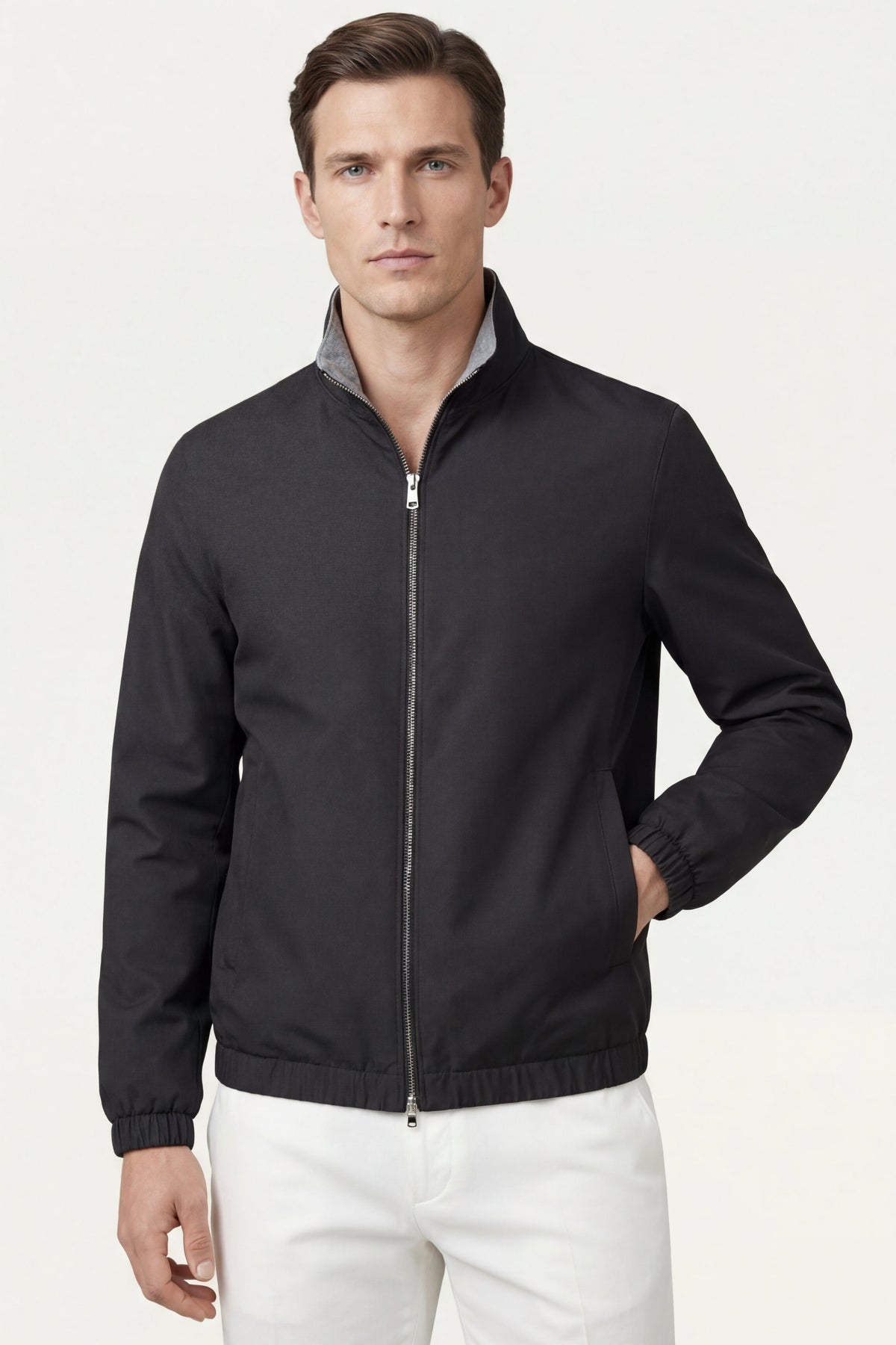 Portovenere Reversible Jacket Black