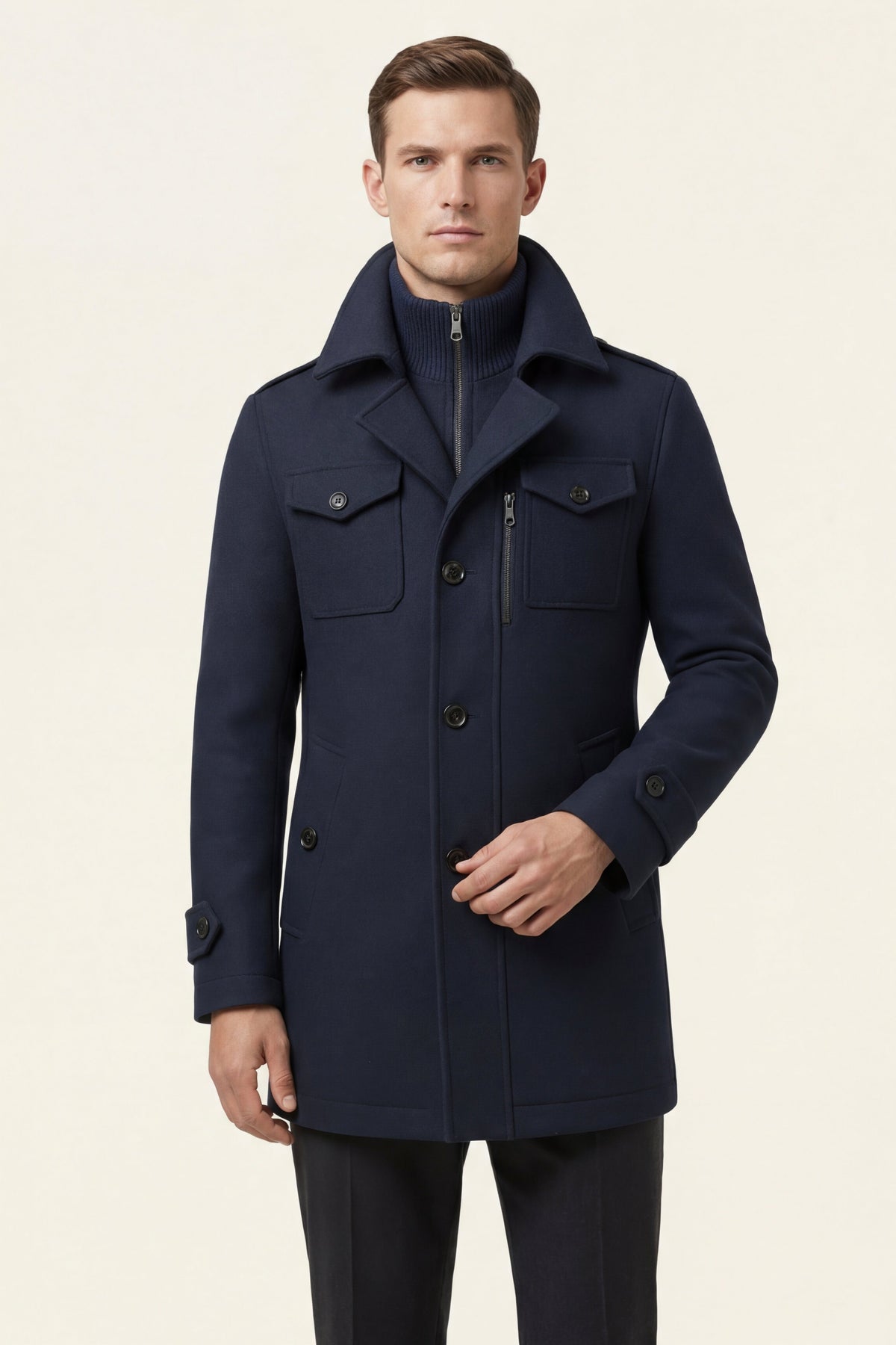 Belluno Field Coat Navy