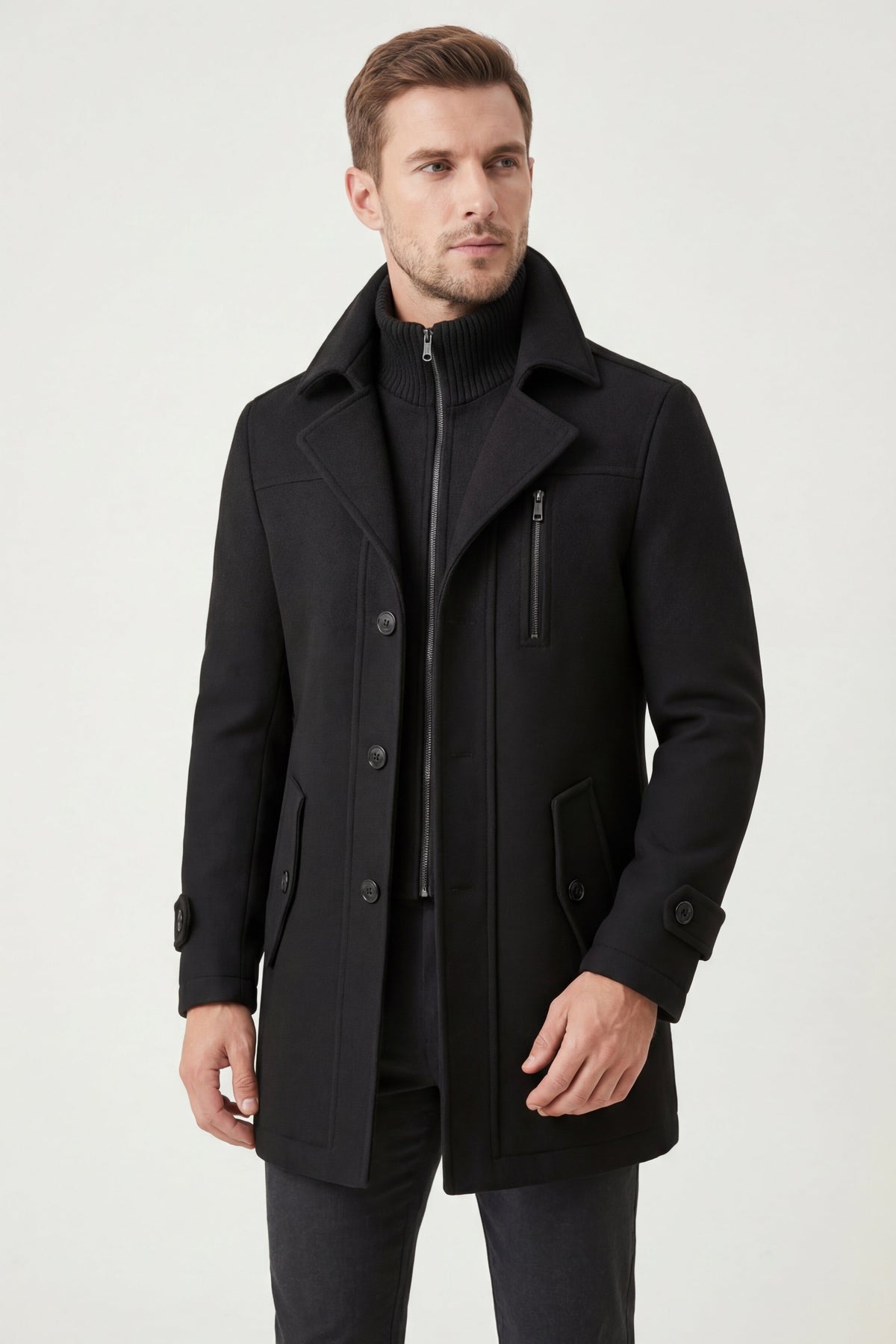Belluno Field Coat Black
