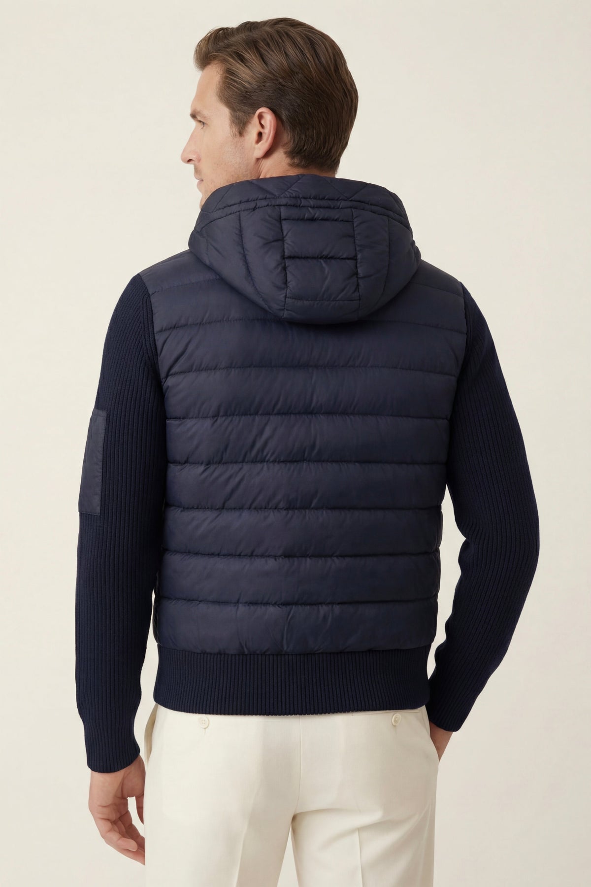 Sondrio Hybrid Zip Jacket Navy
