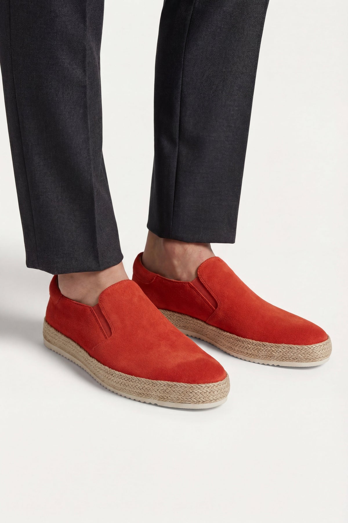 Otranto Slip-On Espadrille Terracotta Orange