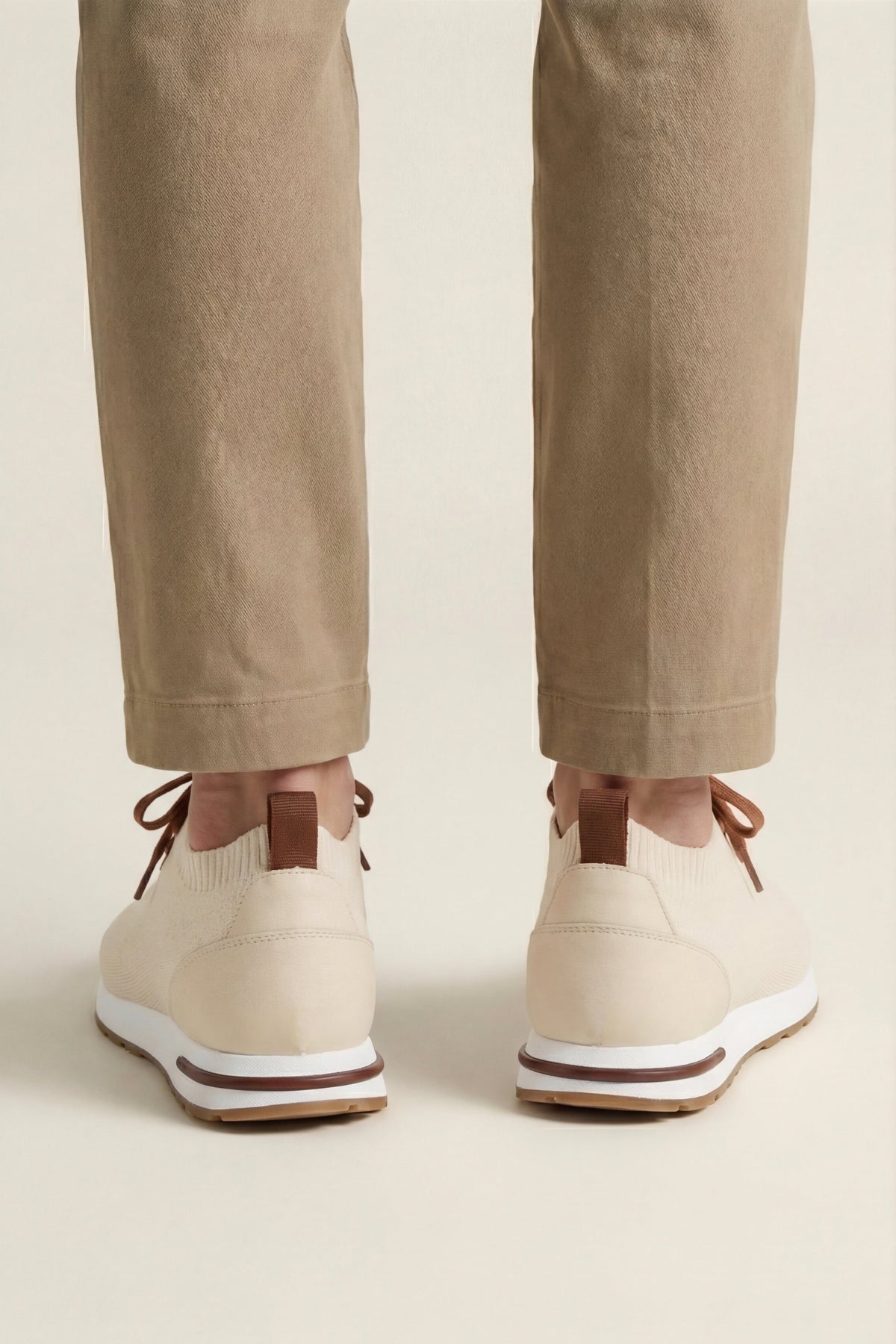 Siena Knit Sneaker Cream