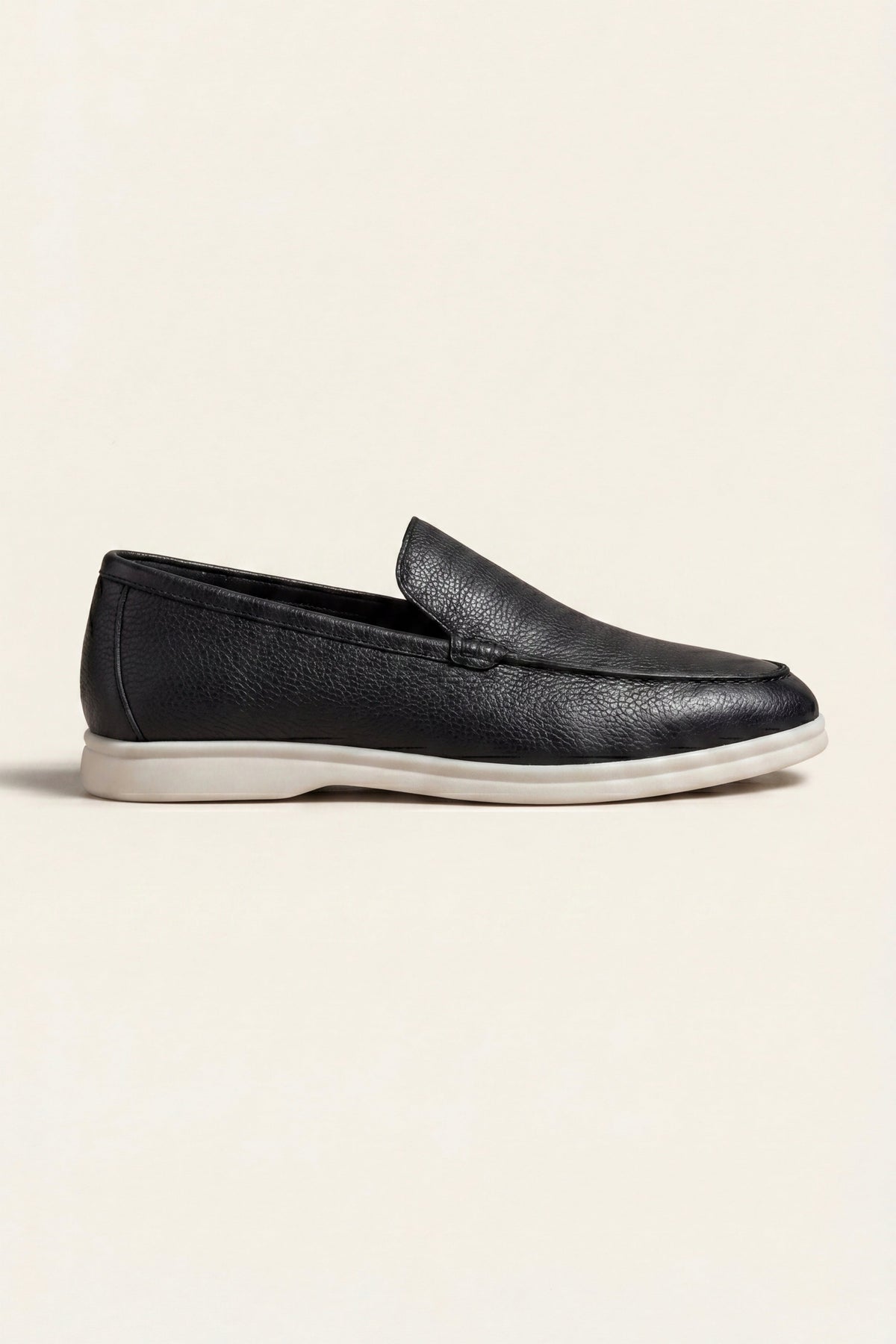Portofino Leather Loafer Black