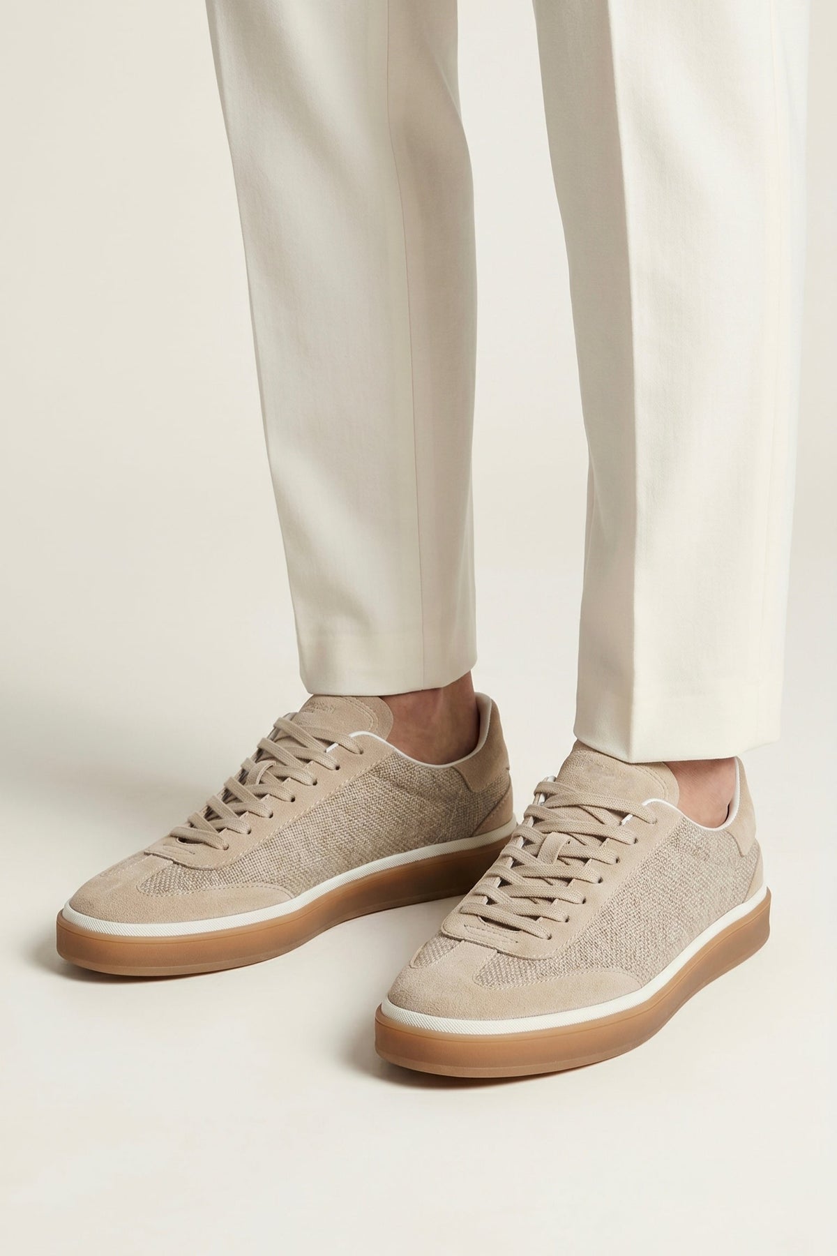 Torino Textile Sneaker Sand Beige