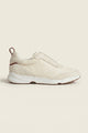 Livorno Leather Slip-On Runner Cream White