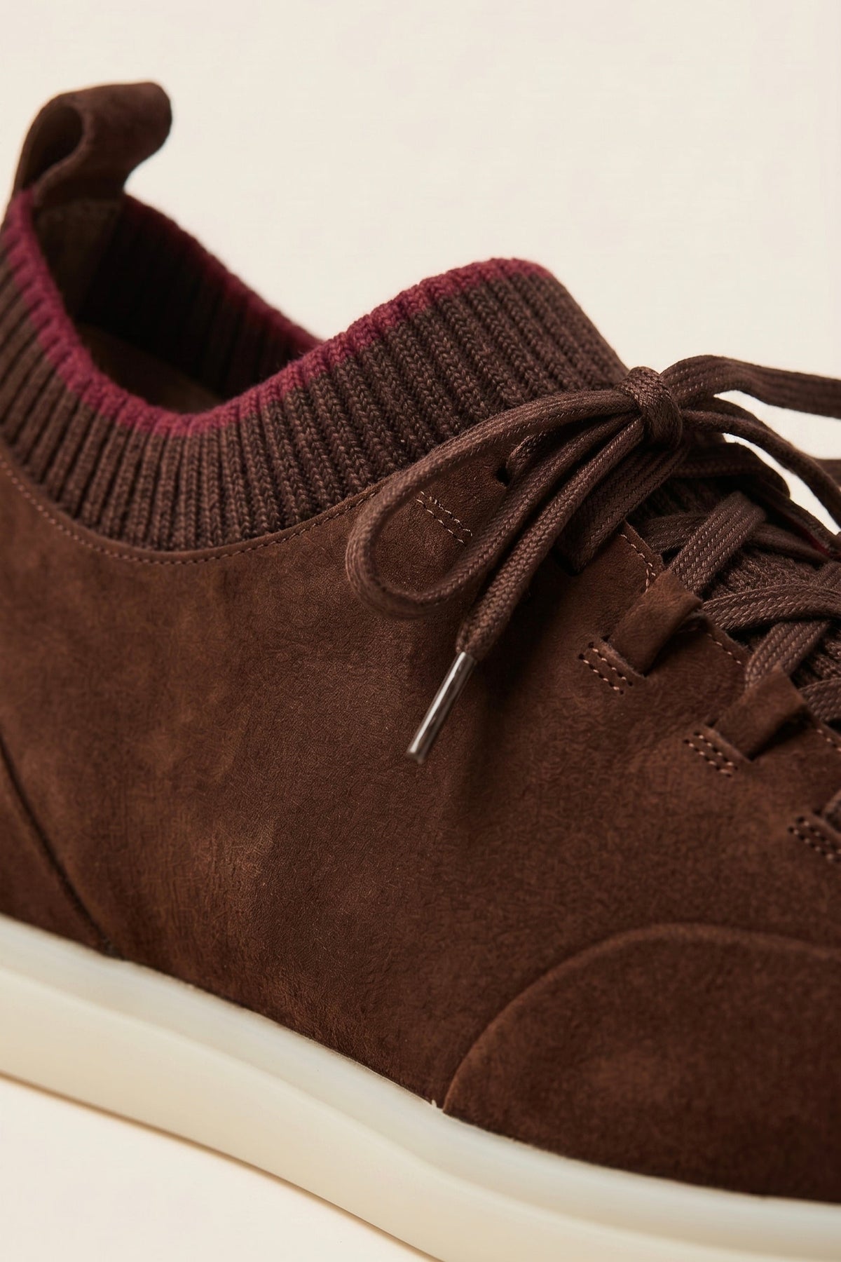 Lugano Nubuck Sneaker Dark Brown
