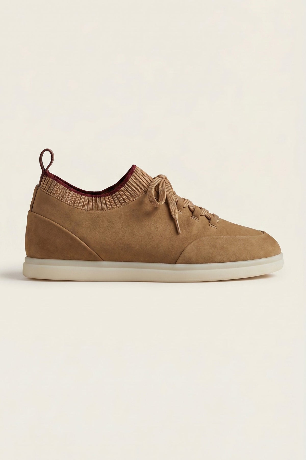 Lugano Nubuck Sneaker Sand Beige