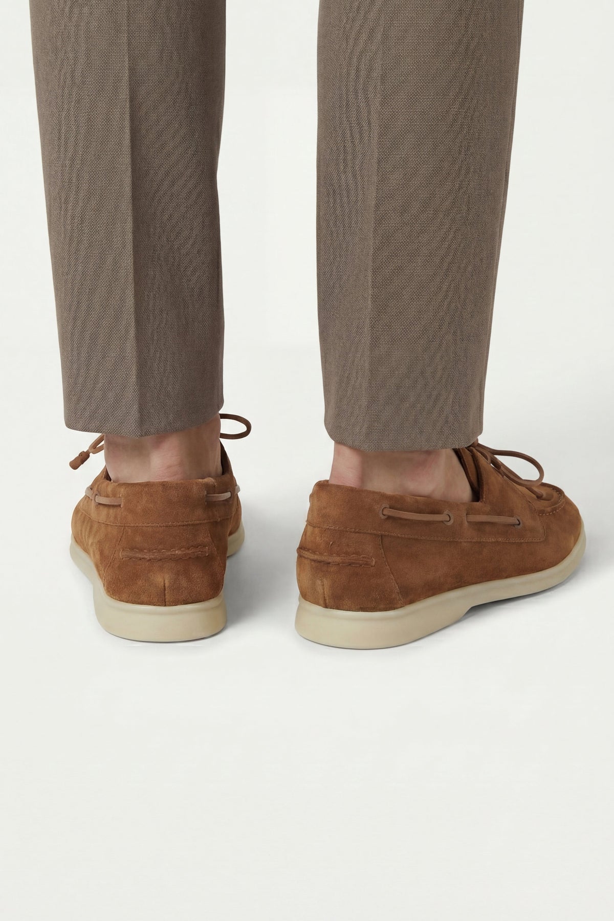 Amalfi Walk Loafer Suede Cognac Brown