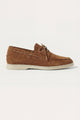 Amalfi Walk Loafer Suede Cognac Brown
