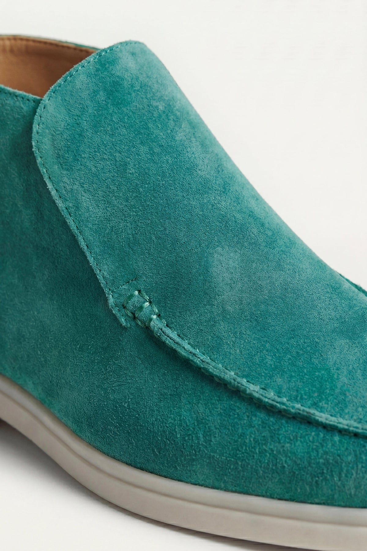 Milano City Loafer Suede Teal Green