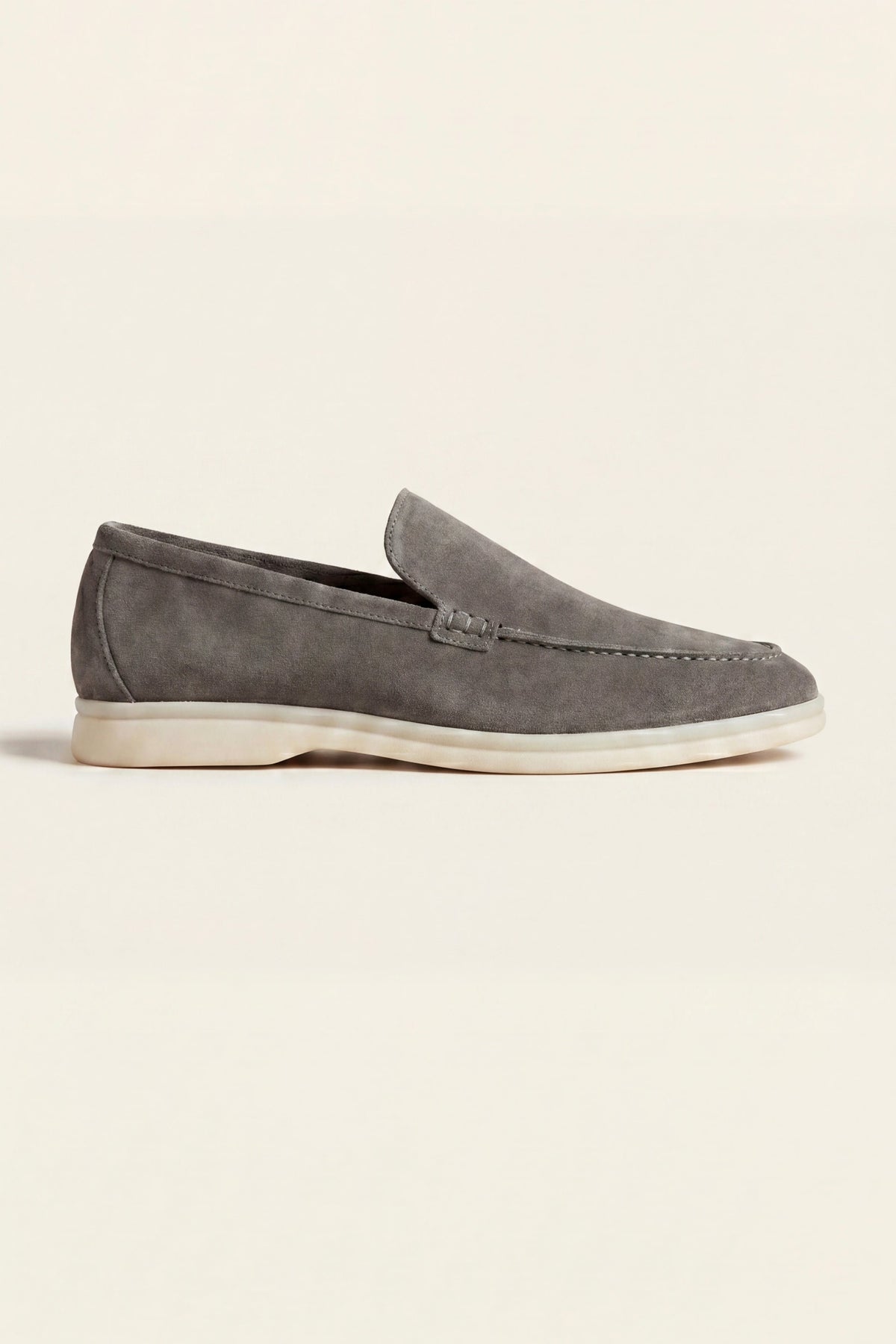 Milano Classic Loafer Suede Taupe Grey