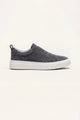 Ancona Suede Slip-On Dark Grey
