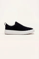 Ancona Suede Slip-On Black