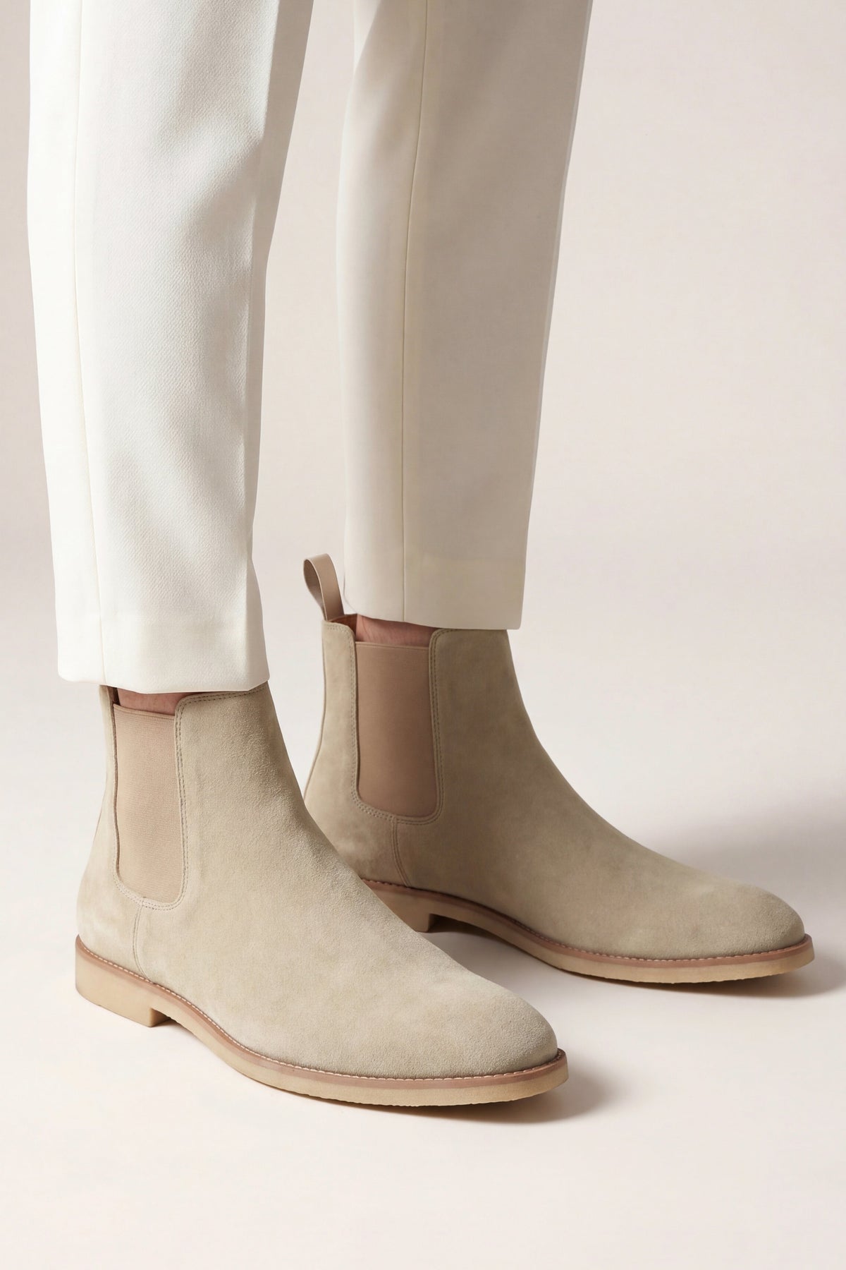 Cortina Suede Boot Sand Beige